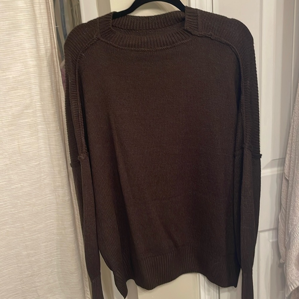 Size L SHEIN Sweater Never Worn, Chocolate